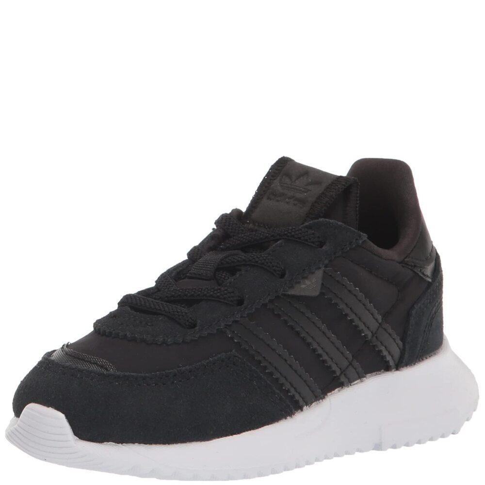 Adidas Originals Unisex-Baby Retropy F2 Black/Black/White 5 Infant